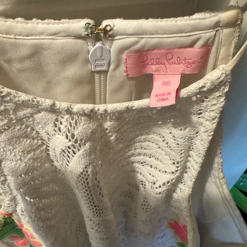 Lilly Pulitzer Ivory Lace Dress